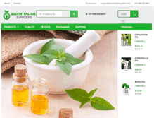 Tablet Screenshot of essentialoilsuppliers.net